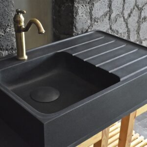 evier Évier de cuisine 1 bac avec égouttoir